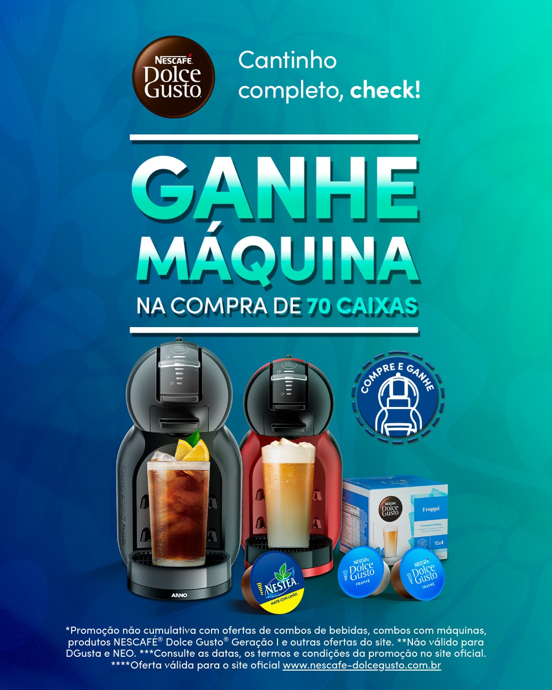 Combo com M&aacute;quina Banner
