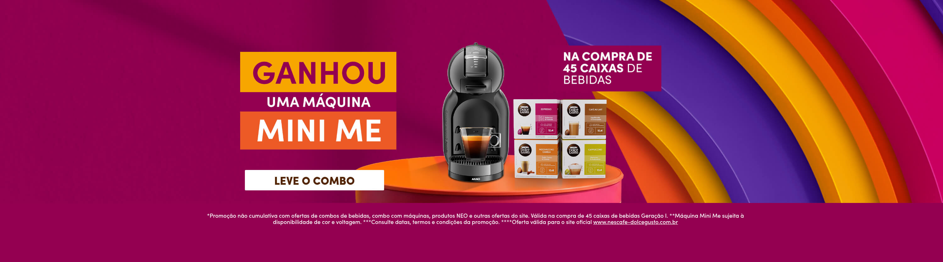 Combo com M&aacute;quina Banner