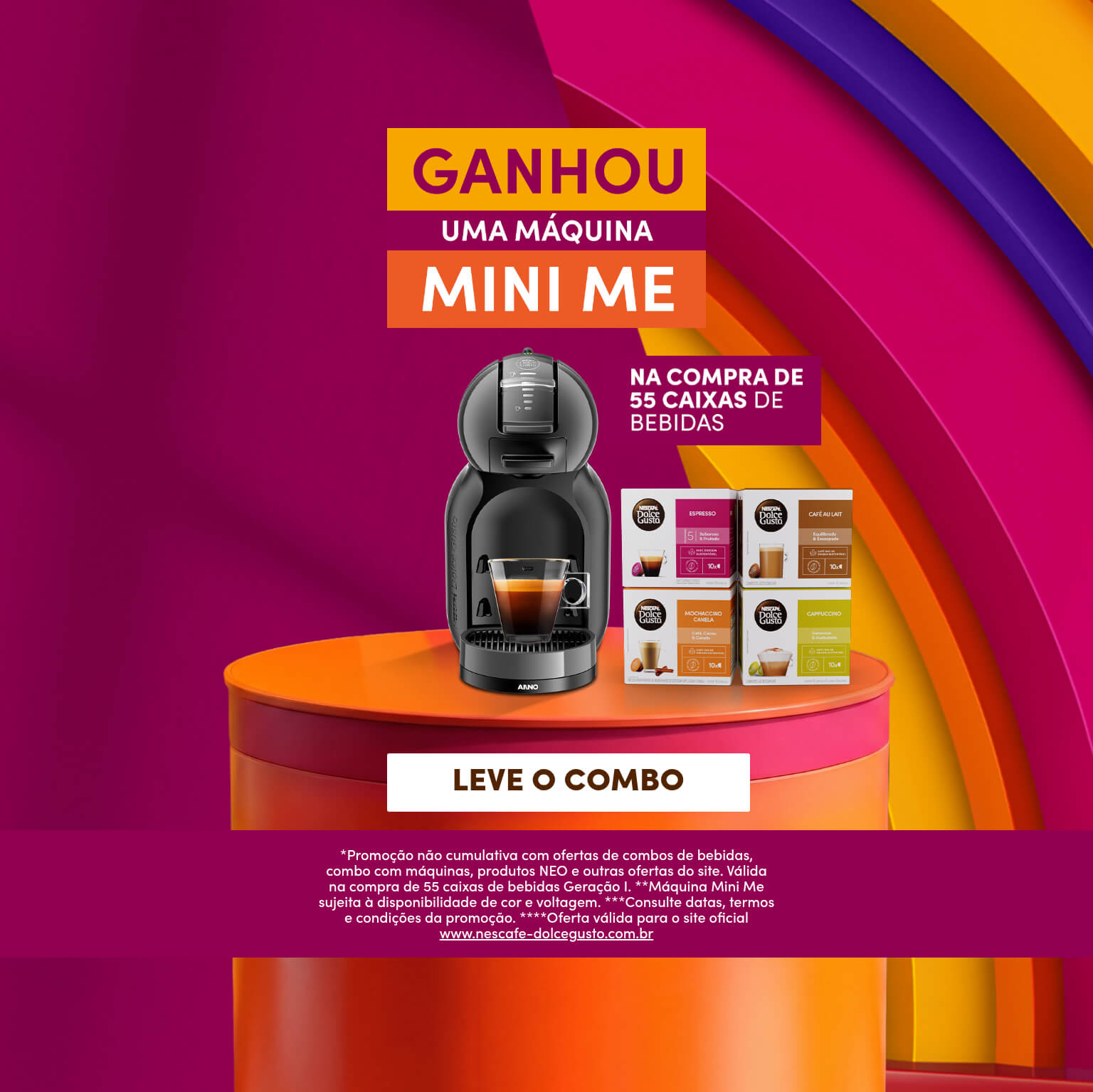 Combo com M&aacute;quina Banner