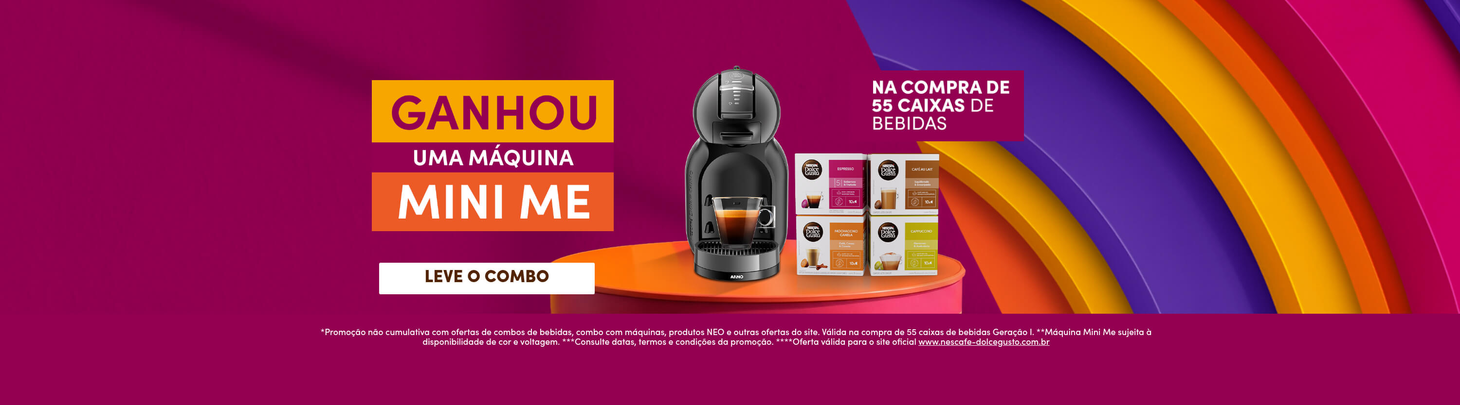 Combo com M&aacute;quina Banner