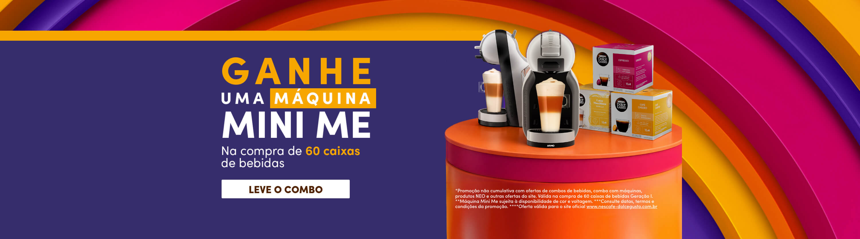 Combo com M&aacute;quina Banner