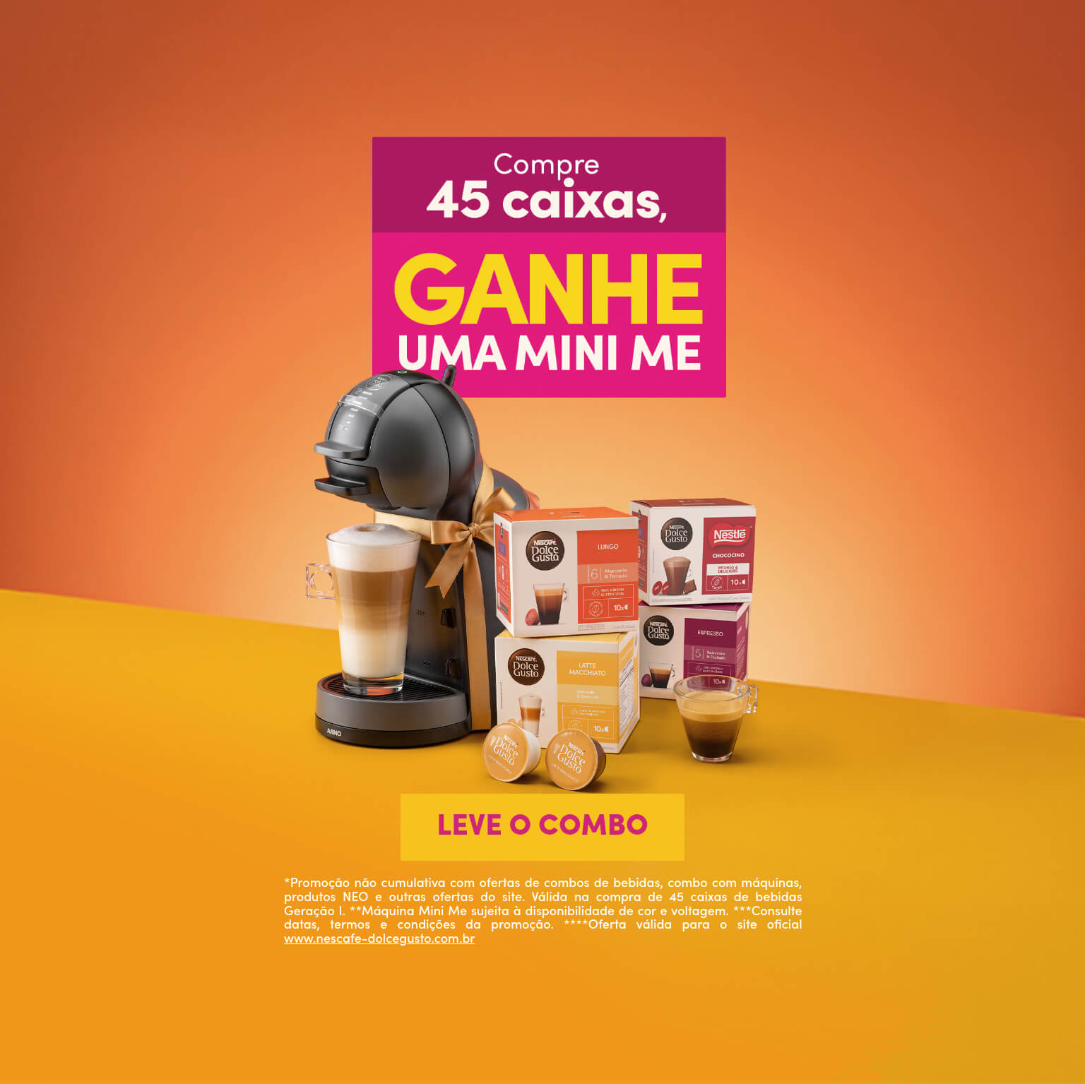 Combo com M&aacute;quina Banner