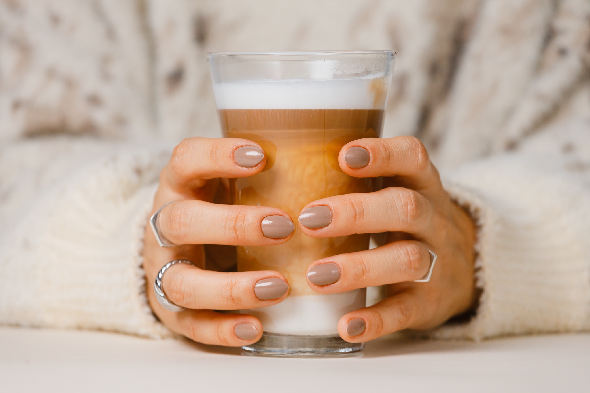 Interação + Xícara Latte Macchiato